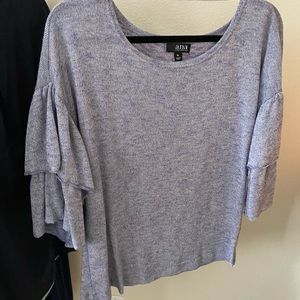 Light Sweater Bell Sleeve Top